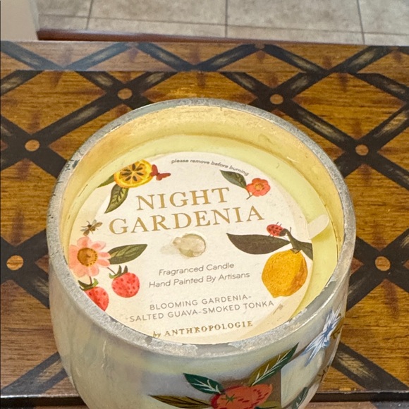 Night Gardenia Candle Letters B, D, L, - Picture 3 of 8